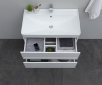 Тумба с раковиной Aquanet Sofa 80 подвесная