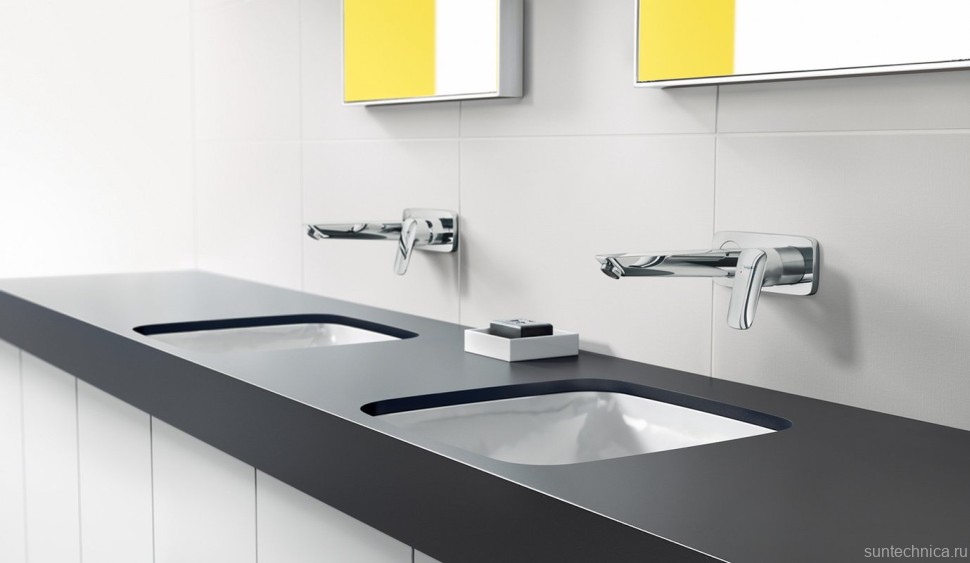 Смеситель для раковины Hansgrohe Logis 71220000 С ВНУТРЕННЕЙ ЧАСТЬЮ