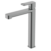 Смеситель для раковины высокий металл Gun Metal, AQUAme Parma AQM6614GM Смеситель для раковины высокий металл Gun Metal, AQUAme Parma AQM6614GM