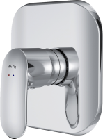 Встраиваемый смеситель для душа и ванны AM.PM Sensation F3075000 С ВНУТРЕННЕЙ ЧАСТЬЮ, хром