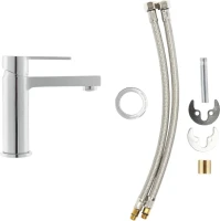 Комплект для ванной Paffoni Ringo KITRIN018CR071 С ВНУТРЕННЕЙ ЧАСТЬЮ, верхний душ 20 см, хром