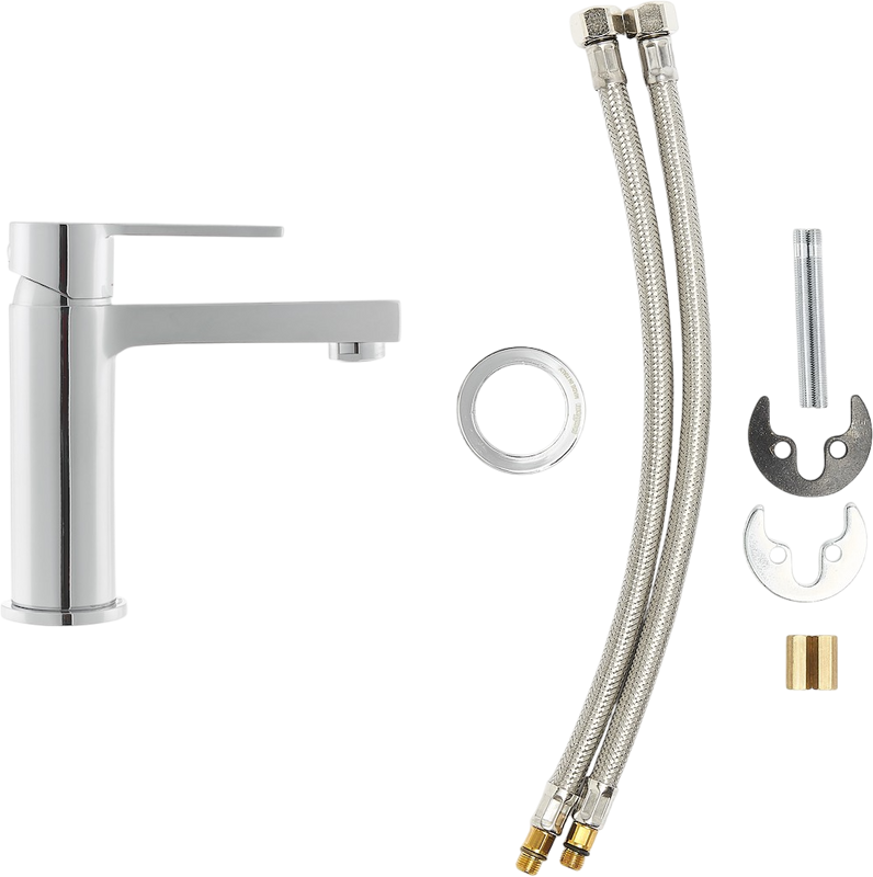 Комплект для ванной Paffoni Ringo KITRIN018CR071 С ВНУТРЕННЕЙ ЧАСТЬЮ, верхний душ 20 см, хром