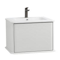 Тумба с раковиной Cezares Idra 65 1 ящик, bianco opaco