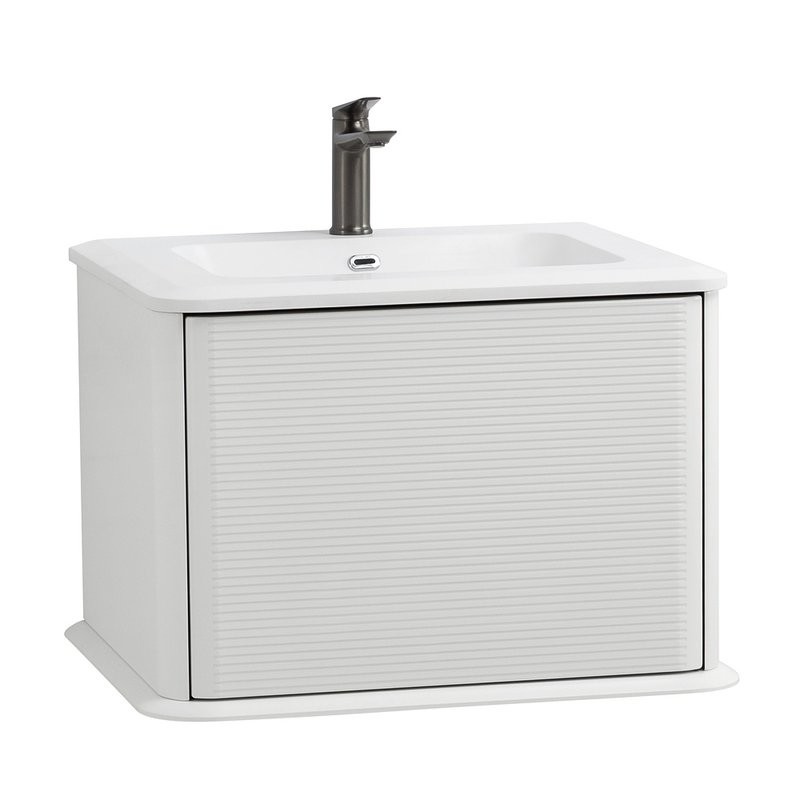 Тумба с раковиной Cezares Idra 65 1 ящик, bianco opaco