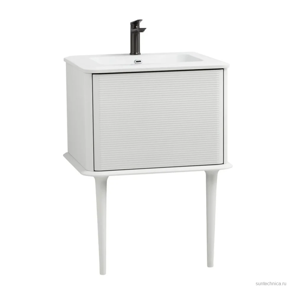 Тумба с раковиной Cezares Idra 65 1 ящик, bianco opaco