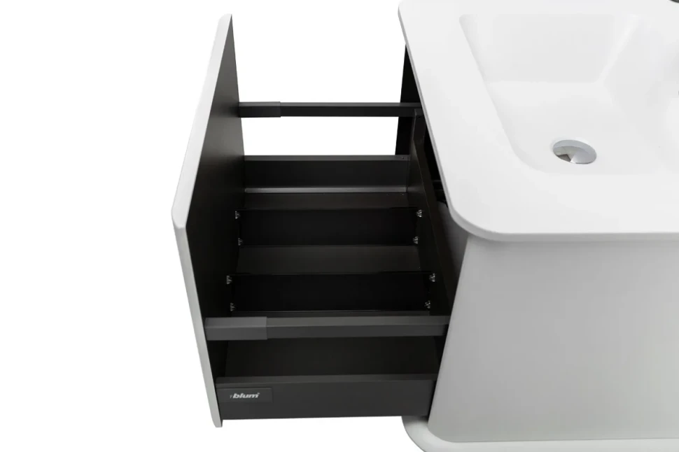 Тумба с раковиной Cezares Idra 65 1 ящик, bianco opaco