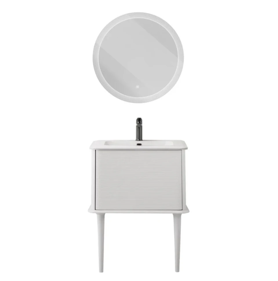Тумба с раковиной Cezares Idra 65 1 ящик, bianco opaco