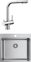 Комплект Мойка Omoikiri Amadare 55-IN + Смеситель Blanco Fontas-S II 525198