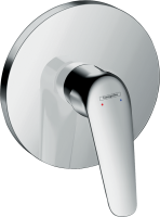 Встраиваемый смеситель для душа и ванны Hansgrohe Novus 71066000 С ВНУТРЕННЕЙ ЧАСТЬЮ, хром