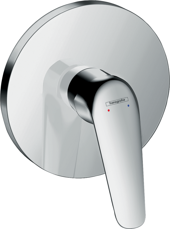 Встраиваемый смеситель для душа и ванны Hansgrohe Novus 71066000 С ВНУТРЕННЕЙ ЧАСТЬЮ, хром