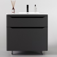 Мебель для ванной комнаты Style Line Марелла 80 напольная, серая
