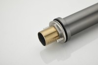 Смеситель для раковины BELZ B813 B11813-3 оружейная сталь