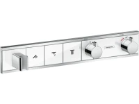 Термостатический смеситель встраиваемый Hansgrohe RainSelect 15356400 С ВНУТРЕННЕЙ ЧАСТЬЮ, матовый белый, хром