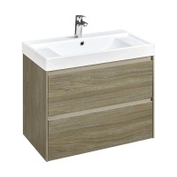 Тумба с раковиной Roca Ona 80 вяз темный