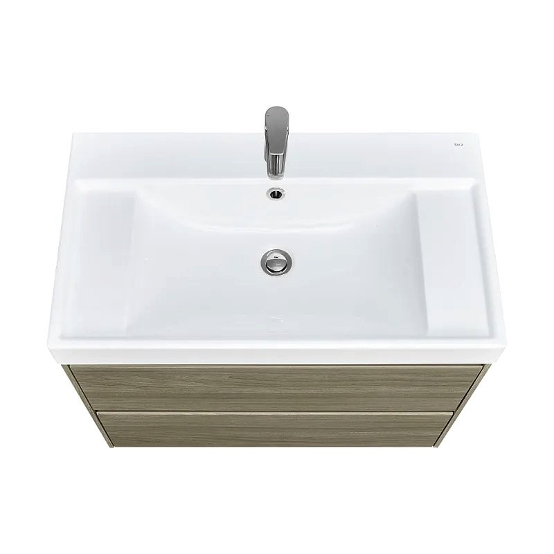 Тумба с раковиной Roca Ona 80 вяз темный