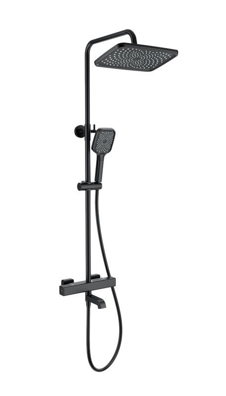 Душевая стойка Wonzon & Woghand WW-B3016-T1-MB матовая черная