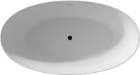 Акриловая ванна Riho Beta B093001005 170x80 см, отдельностоящая, белая, овальная, на ножках, со сливом-переливом
