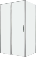 Душевой уголок Allen Brau Priority 120x90, профиль хром, стекло прозрачное