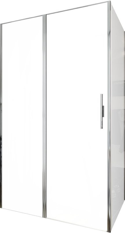 Душевой уголок Allen Brau Priority 120x90, профиль хром, стекло прозрачное