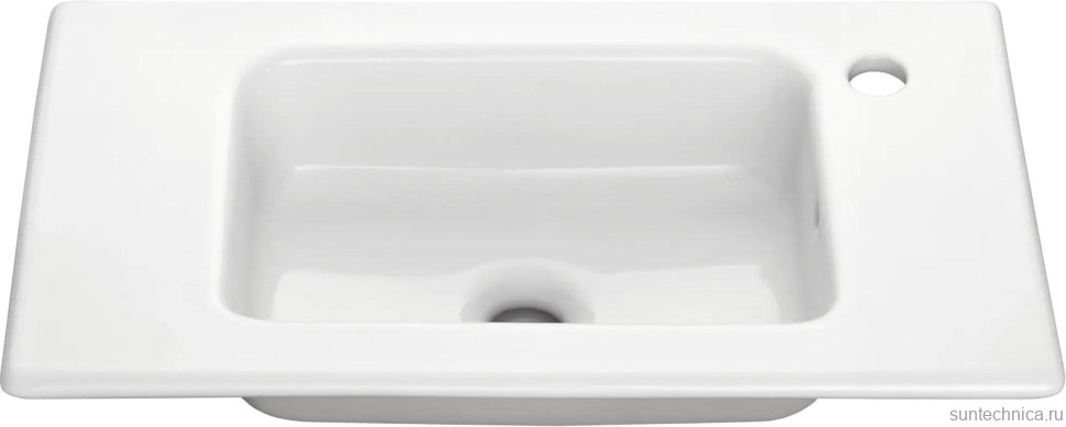 Тумба с раковиной AQUATON Анси 60 подвесная, морская волна