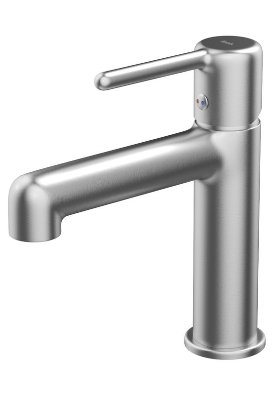 Комплект для ванной IDDIS Aiger Душевая стойка IDDIS Aiger AIGBC3Fi06 + Смеситель для раковины AIGBC00i01, хром матовый