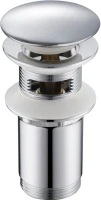 Донный клапан для раковины Timo 8011/00 chrome с переливом, хром Донный клапан для раковины Timo 8011/00 chrome с переливом, хром