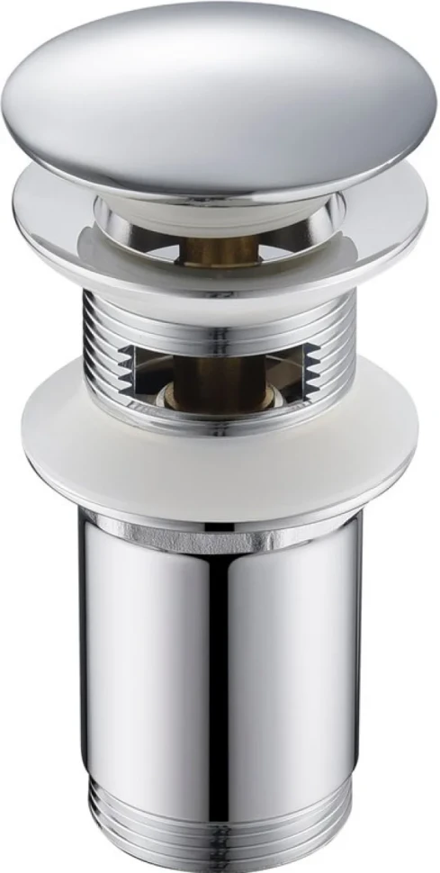 Донный клапан для раковины Timo 8011/00 chrome с переливом, хром