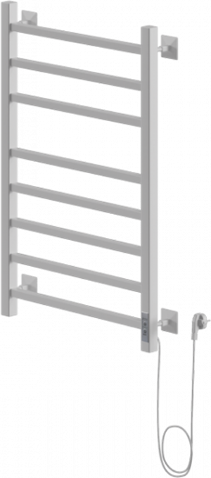 Полотенцесушитель электрический Ника Step-2 80/50 белый матовый, R