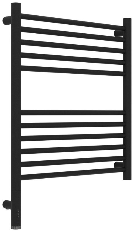 Полотенцесушитель электрический Сунержа Богема 3.1 15-6004-6050 70x55 см, подключение слева, темный титан муар, лесенка