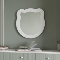 Зеркало AQUATON Каспер Мишка фигурное, белое матовое