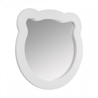 Зеркало AQUATON Каспер Мишка фигурное, белое матовое