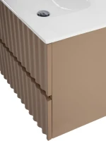 Тумба с раковиной Art&Max Elegant 60 подвесная, капучино матовая