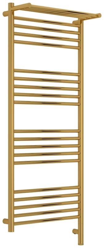 Полотенцесушитель электрический Сунержа Богема 3.1 03-6007-1250 130x55 см, подключение справа, золото, лесенка, с полкой