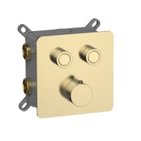 Смеситель для душа AQUAme с термостатом встраиваемый AQM8811BG