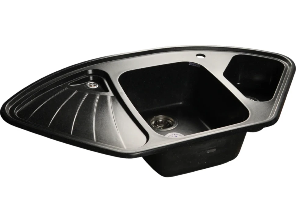 Мойка кухонная GranFest Corner C-1040 E черная