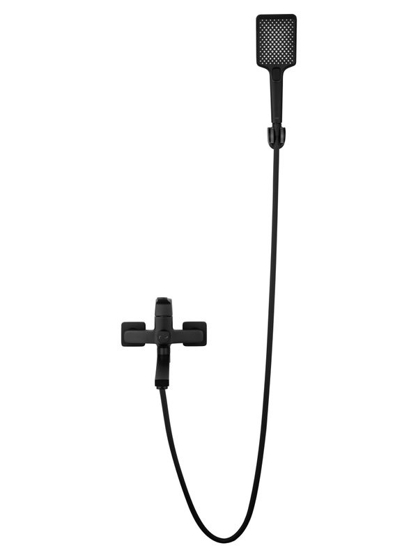 Смеситель с длинным изливом для ванны Wonzon & Woghand Flex WW-639906-MB черный матовый