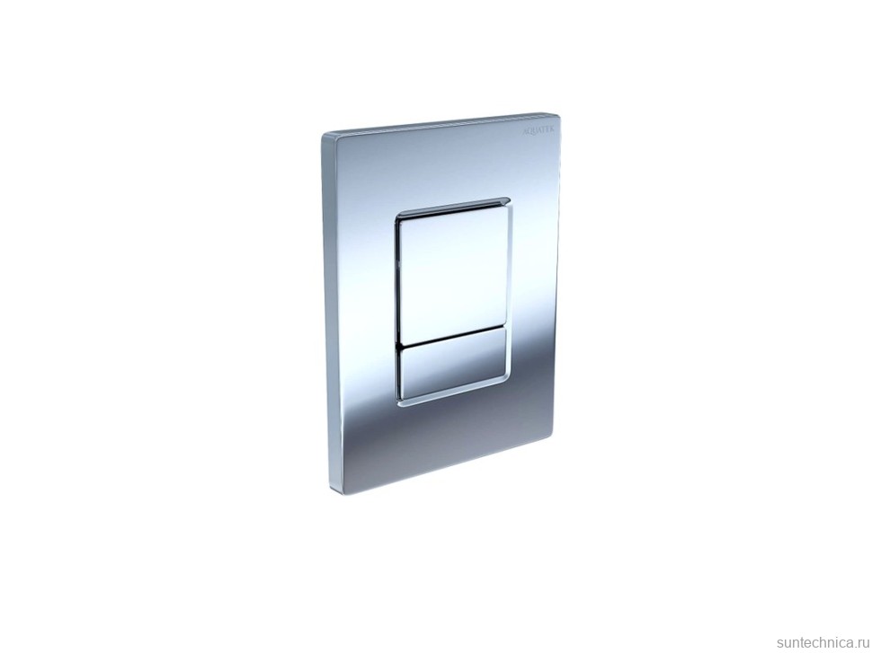 Кнопка смыва для унитаза AQUATEK Pneumo N PNN-0000002 АБС-пластик, цвет глянцевый хром