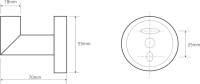 Крючок Bemeta Omega 104206022