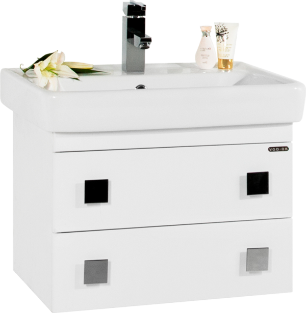 Тумба под раковину Vod-Ok Квадро 60 белая