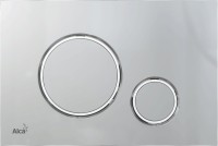 Кнопка смыва AlcaPlast Thin THIN M772 хром матовый / хром глянцевый