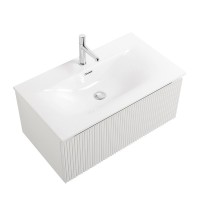 Мебель для ванной комнаты BelBagno Uno 80 подвесная, 1 ящик, bianco opaco