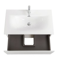 Мебель для ванной комнаты BelBagno Uno 80 подвесная, 1 ящик, bianco opaco