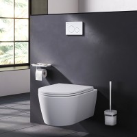 Кнопка смыва для унитаза AM.PM Pro L I049001 пластик, цвет глянцевый белый