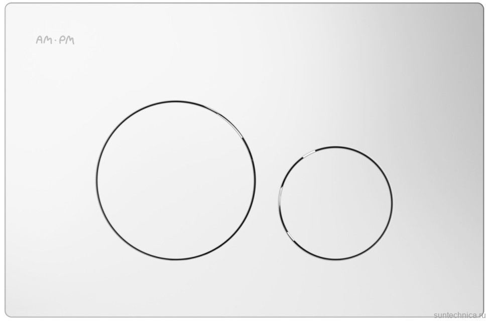 Кнопка смыва для унитаза AM.PM Pro L I049001 пластик, цвет глянцевый белый