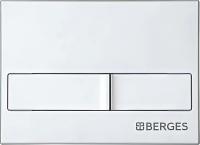 Кнопка смыва Berges Novum L2 хром, матовый