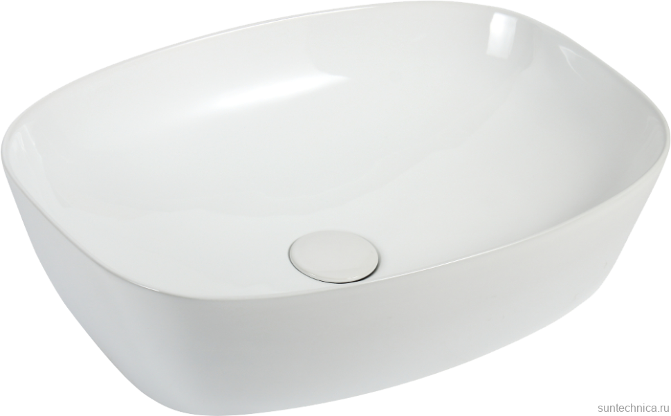 Тумба с раковиной Orange Line 60 подвесная, 2 ящика, матовый графит с раковиной B08-500W