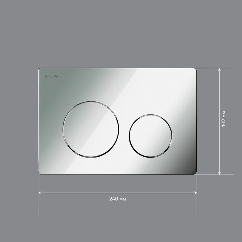 Кнопка смыва для унитаза AM.PM PrimeFit I090151 АБС-пластик, цвет хром глянец