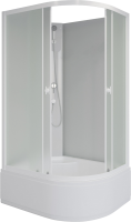 Душевая кабина Niagara Promo P100/80/40L/MT/BK 100х80 см, без крыши, L