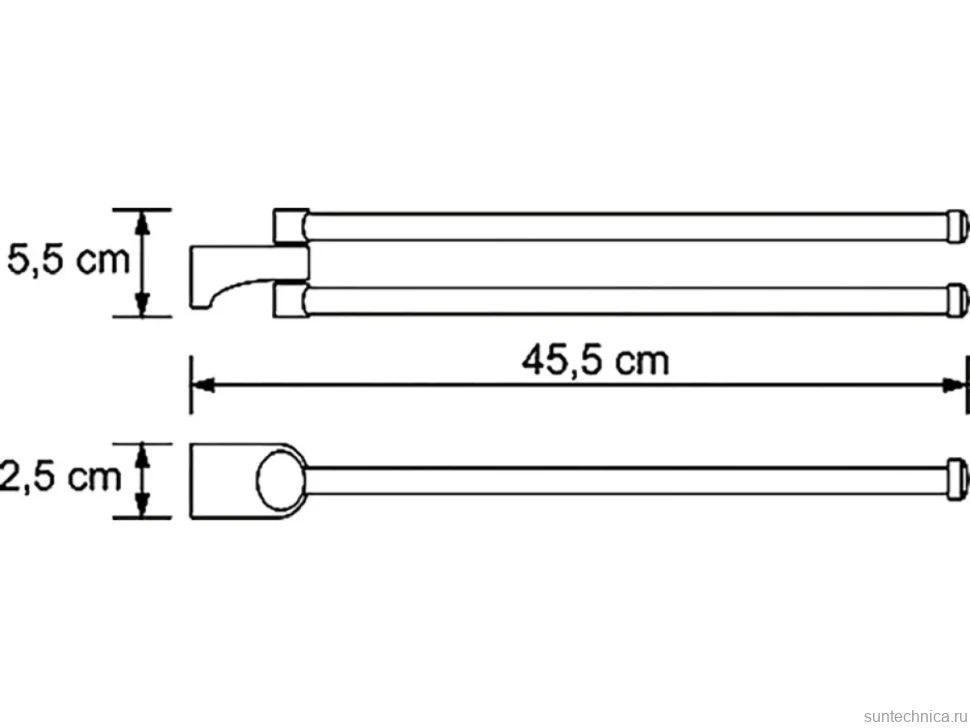 Полотенцедержатель Wasserkraft Kammel K-8331