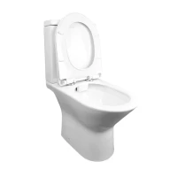 Унитаз-компакт напольный AZARIO Fretta AZ-1223 крышка-сиденье дюропласт, глянцевый белый